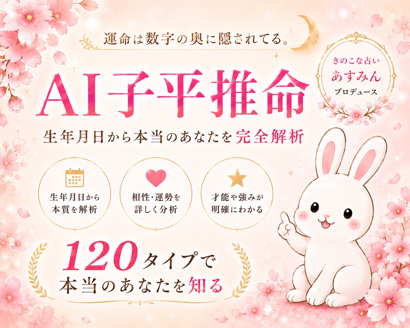 120タイプで本当のあなたを完全解析。